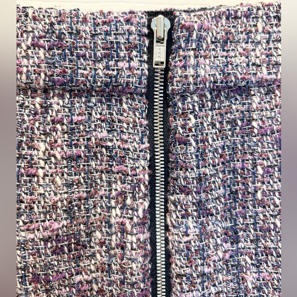 J.Crew No. 2 Purple Multi-Color Tweed Pencil Skirt - Picture 6 of 10